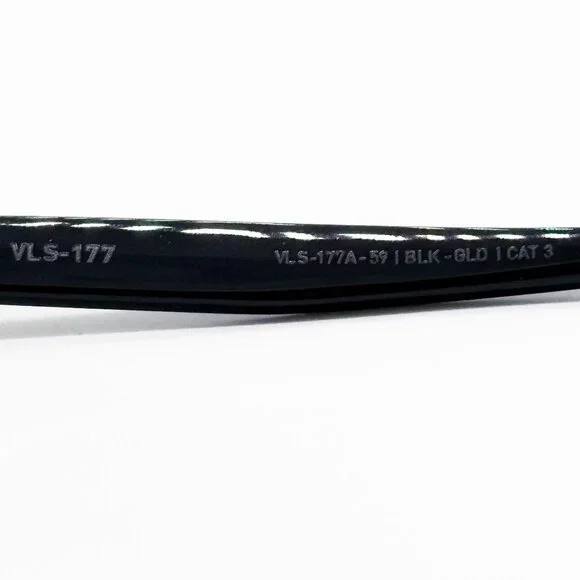 NEW VALENTINO SUNGLASSES VLS-177A BLACK GREEN WOMEN EYEWEAR